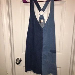H&M denim patchwork dress! Size 12 or large.